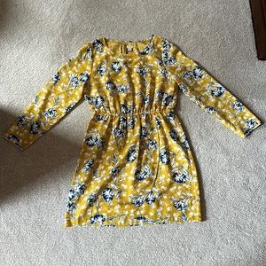 J. Crew tulip hem long sleeve dress. Size 10